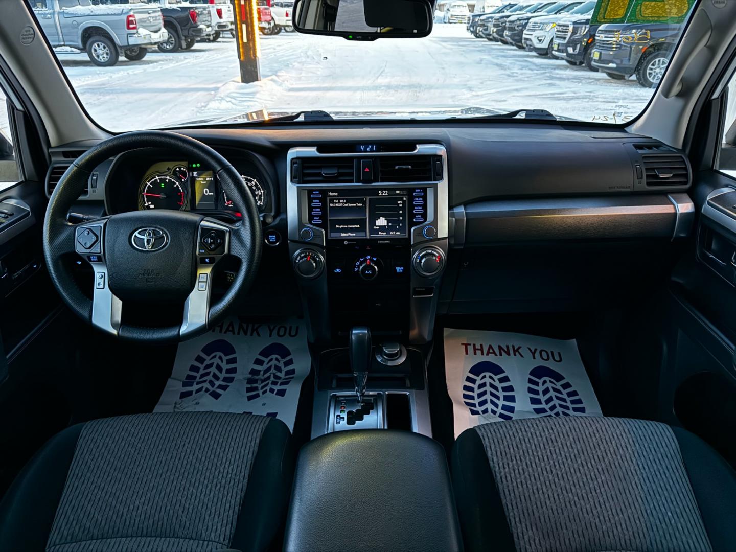 2021 Silver /Gray Toyota 4Runner SR5 (JTEMU5JR7M5) with an 4.0L V6 engine, located at 1960 Industrial Drive, Wasilla, 99654, (907) 274-2277, 61.573475, -149.400146 - Photo#14